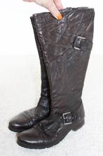 Mooie Vintage Leren Vibram Laarzen2 (Maat 40) s14 € 35,-, Bruin, Verzenden, Zo goed als nieuw, Hoge laarzen