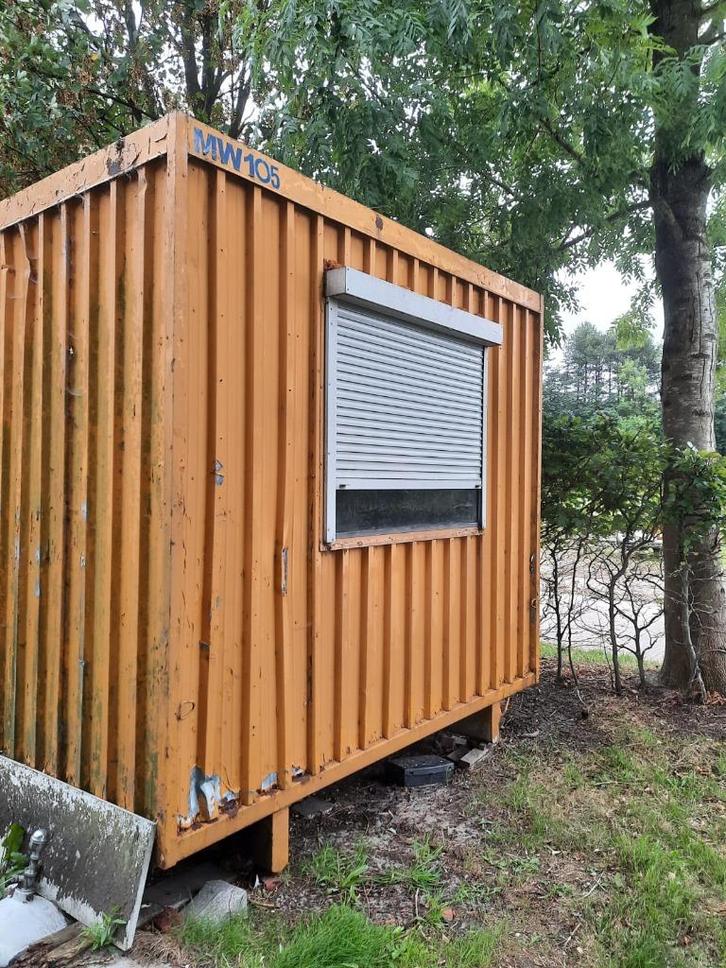 Bureelcontainer MW105 (met raam + rolluik), Doe-het-zelf en Bouw, Containers, Ophalen