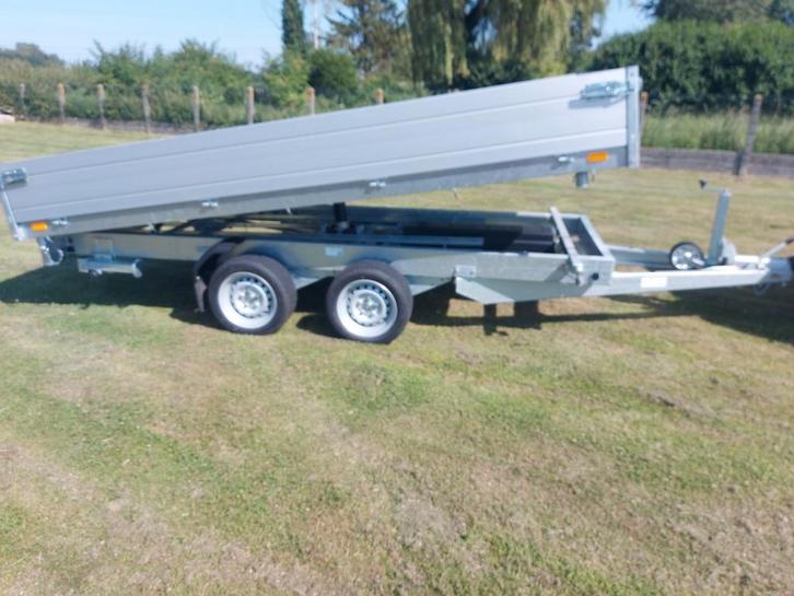 Remorque tri benne électrique 2t7 356x184, Auto diversen, Aanhangers en Bagagewagens, Ophalen