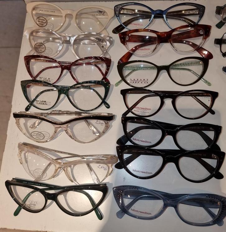 Set van 138 frames van Jean Lafont Paris, Handtassen en Accessoires, Zonnebrillen en Brillen | Dames, Nieuw, Ophalen