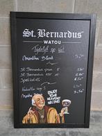 Reclamebod St Bernardus Watou, Verzamelen, Biermerken, Ophalen of Verzenden, Zo goed als nieuw, Reclamebord, Plaat of Schild, Overige merken