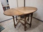 oude ovale eiken houten tafel, begin 1900, Enlèvement