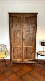 Vintage boekenkast, Ophalen, Met deur(en), 100 tot 150 cm, 200 cm of meer