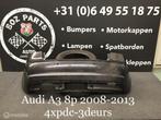 Audi A3 8P achterbumper 3 deurs 2008-2013 origineel, Auto-onderdelen, Gebruikt, Ophalen of Verzenden, Bumper, Achter
