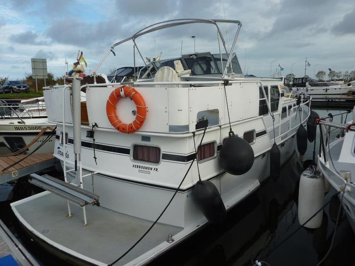 degelijke boot tekoop, Watersport en Boten, Motorboten en Motorjachten, Gebruikt, Staal, 9 tot 12 meter, Diesel, Binnenboordmotor