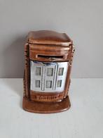 Fobrux emaille spaarpot, Verzamelen, Spaarpotten, Ophalen of Verzenden