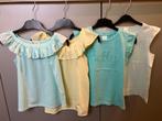maat 134 zomerbloesjes 4 stuks, Ophalen of Verzenden, Gebruikt, Meisje, Shirt of Longsleeve