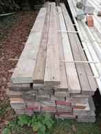 stapel hout verschillende lengtes en diktes 250 euro, Doe-het-zelf en Bouw, Hout en Planken, Ophalen, Gebruikt, Balk, Vuren