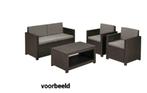 Allibert loungeset, Ophalen, Zo goed als nieuw, Wicker, Loungeset