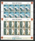 Isle of Man yvertnrs.: 665/66 in velletjes postfris, Postzegels en Munten, Ophalen of Verzenden, Postfris