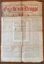 Gazette van Brugge uit 1893 (Krant uit 1893 !), Ophalen, Krant