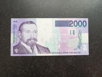 Als nieuw 2000 francs Victor Horta!