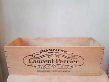 Houten Laurent-Perrier Champagne kist - Jéroboam 3L beschikbaar voor biedingen