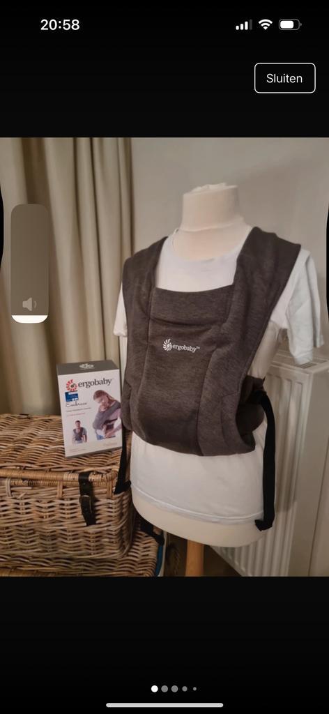 Draagzak Ergobaby, Kinderen en Baby's, Babydragers en Draagdoeken, Zo goed als nieuw, Ophalen of Verzenden