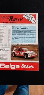 Rally info Boucles de Spa 1986, Ophalen of Verzenden, Zo goed als nieuw