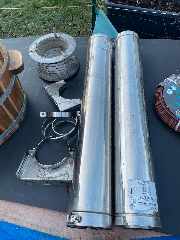 Raccords cheminée DP Inox, Diversen, Overige Diversen, Gebruikt, Ophalen