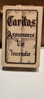 Oude speelkaarten Caritas assurances, Hobby en Vrije tijd, Stempelen, Ophalen of Verzenden