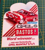 Sticker Bastos Opel Manta (groot formaat) 1984, Verzamelen, Stickers, Ophalen of Verzenden