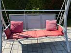 Balancelle de jardin 3 places, Ophalen, Zo goed als nieuw, Aluminium, Schommelbank