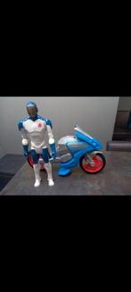 Figurine Iron man + moto, Comme neuf, Enlèvement