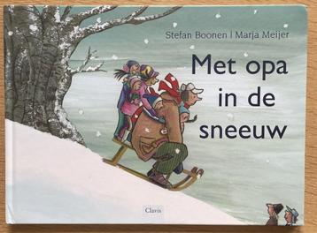 Met opa in de sneeuw beschikbaar voor biedingen