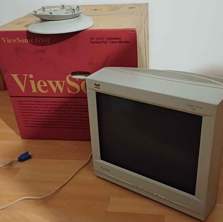 CRT Monitor / Écran Cathodique / Beeldbuis - Viewsonic G90f, Computers en Software, Monitoren, Gebruikt, 151 t/m 200 Hz, VGA, Gaming
