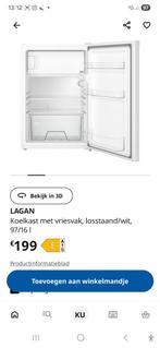 Ijskastje lagan ikea, Elektronische apparatuur, Koelkasten en IJskasten, Ophalen, Zo goed als nieuw, Met vriesvak