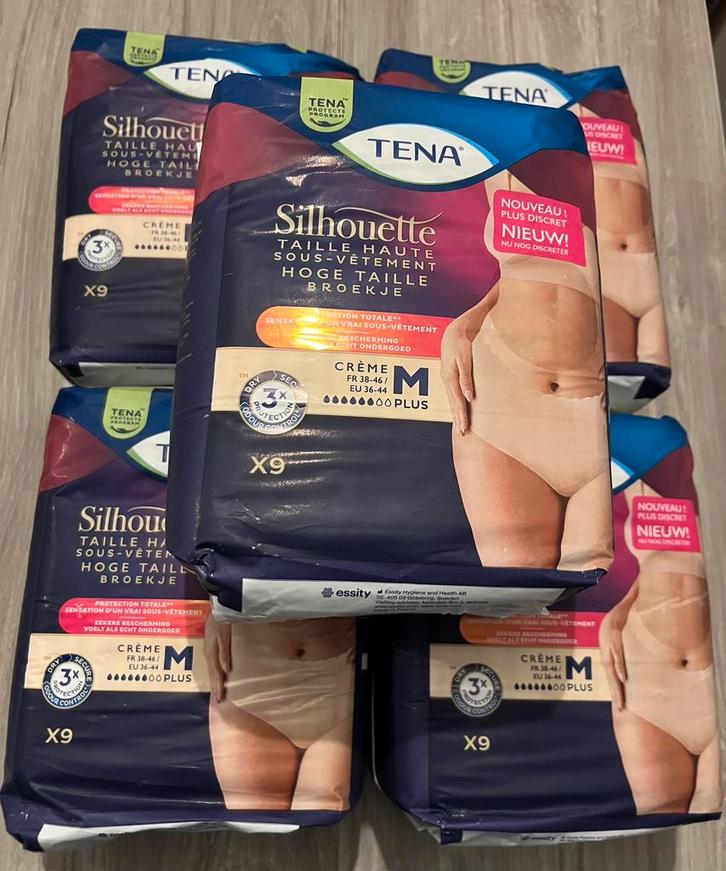 Tena Silhouette M beige en hoge taille, Handtassen en Accessoires, Uiterlijk | Lichaamsverzorging, Zo goed als nieuw, Ophalen