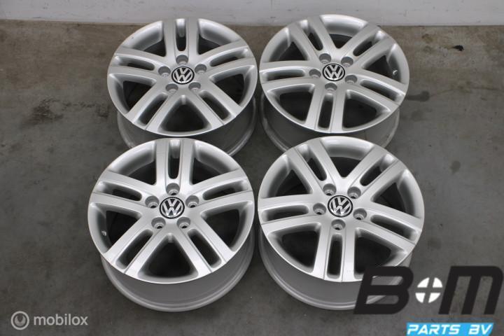 Org. 16 inch Atlanta velgen VW Golf 5 / Golf 6! 1K0601025BN, Auto-onderdelen, Banden en Velgen, Velg(en), Gebruikt
