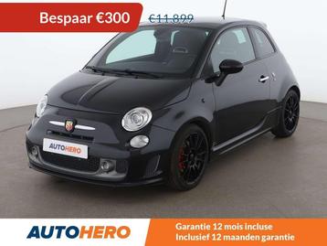 Abarth 595 1.4 Turismo (année de construction 2015), Autos, Cuir, Boîte manuelle, Noir, 118 kW