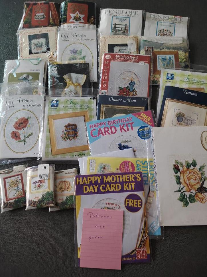 HAAKWERK -KRUISJESSTEEK, Hobby en Vrije tijd, Breien en Haken, Zo goed als nieuw, Haken, Overige typen, Ophalen of Verzenden