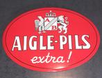 Aigle-Pils Extra Beer ijsplaat. 1962., Overige merken, Reclamebord, Plaat of Schild, Gebruikt, Ophalen of Verzenden