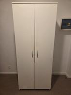 Tweedeurs kleerkast, Huis en Inrichting, Ophalen, Gebruikt, Modern - tijdloos, Met hangruimte