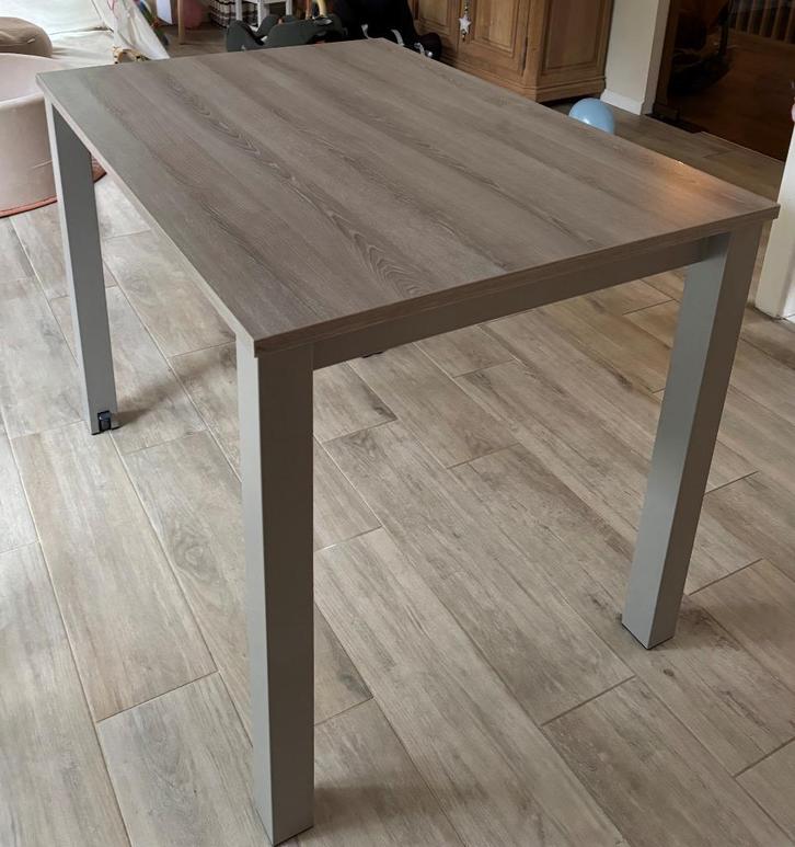 Tafel en stoelen, Huis en Inrichting, Tafels | Eettafels, Zo goed als nieuw, 50 tot 100 cm, 100 tot 150 cm, Vijf personen of meer