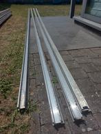 Lot aluminium profielen, Doe-het-zelf en Bouw, Metalen, Ophalen, Zo goed als nieuw, Aluminium