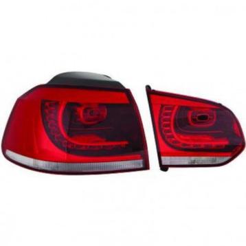 FEUX ROUGE FUME LOOK GTI À LED VW GOLF 6 (08-12) SAUF BREAK