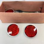 VW Beetle ULO reflectoren rond glas aluminium zwart, Ophalen of Verzenden, Zo goed als nieuw