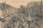 postkaart  leuven oude markt, Non affranchie, Brabant Flamand, Envoi, Avant 1920