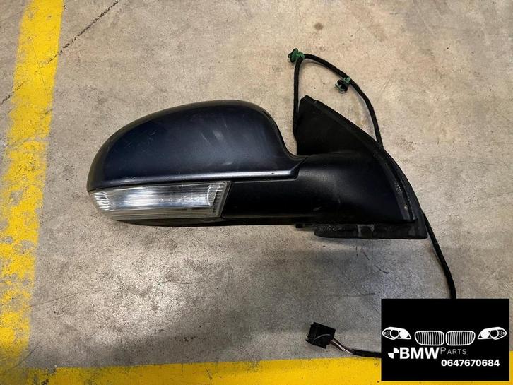 Spiegel LV VW Golf 5 variant zwart, Auto-onderdelen, Spiegels, Volkswagen, Gebruikt, Ophalen of Verzenden