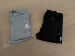 Odlo thermisch ondergoed (kleur: grijs & zwart, maat: 140), Garçon ou Fille, Ensemble, Comme neuf, Enlèvement