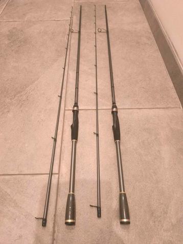 2 splinternieuwe spinhengels.
Savage gear . Top Roofvishenge beschikbaar voor biedingen