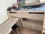 Hoogslaper met bureau, Kinderen en Baby's, Kinderkamer | Stapelbedden en Hoogslapers, Ophalen, Zo goed als nieuw, Hoogslaper