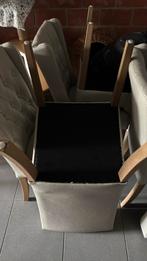 Leren stoelen, Huis en Inrichting, Stoelen, Ophalen, Gebruikt, Cottage klassiek, Wit