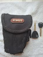 Abus RVS schrijfremslot moto slot met alarm, Enlèvement, Comme neuf