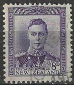 Nieuw Zeeland 1947 - Yvert 289 - George VI (ST), Timbres & Monnaies, Timbres | Océanie, Affranchi, Envoi