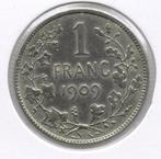 11186 * LEOPOLD II * 1 frank 1909 fr  zonder punt * Pr., Envoi, Argent