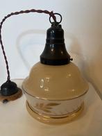 Vintage hanglamp Booms glas, Enlèvement ou Envoi, Verre