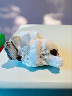 Ruwe granaat muscoviet kwarts, Verzamelen, Mineralen en Fossielen, Ophalen of Verzenden, Mineraal