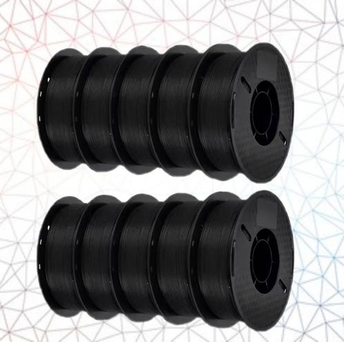 Nieuwe KINGROON 3D filament PLA ZWART nieuwe rol a 1 kilo., Computers en Software, 3D-printerbenodigheden, Nieuw, Verzenden
