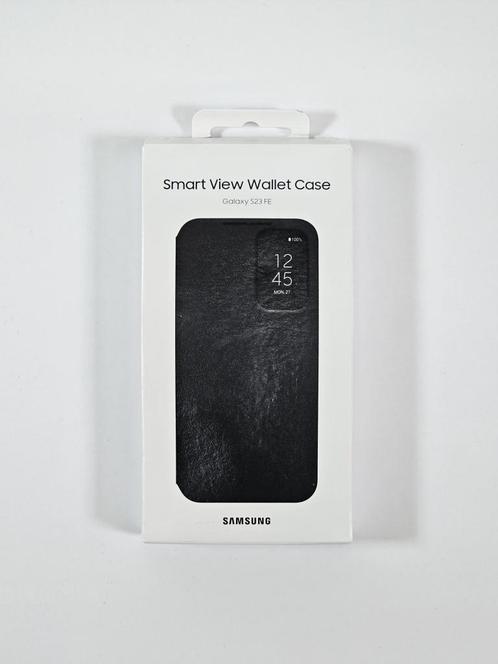 Samsung Galaxy S23 FE Hoesje - Smart View Wallet Case Zwart, Telecommunicatie, Mobiele telefoons | Hoesjes en Screenprotectors | Samsung